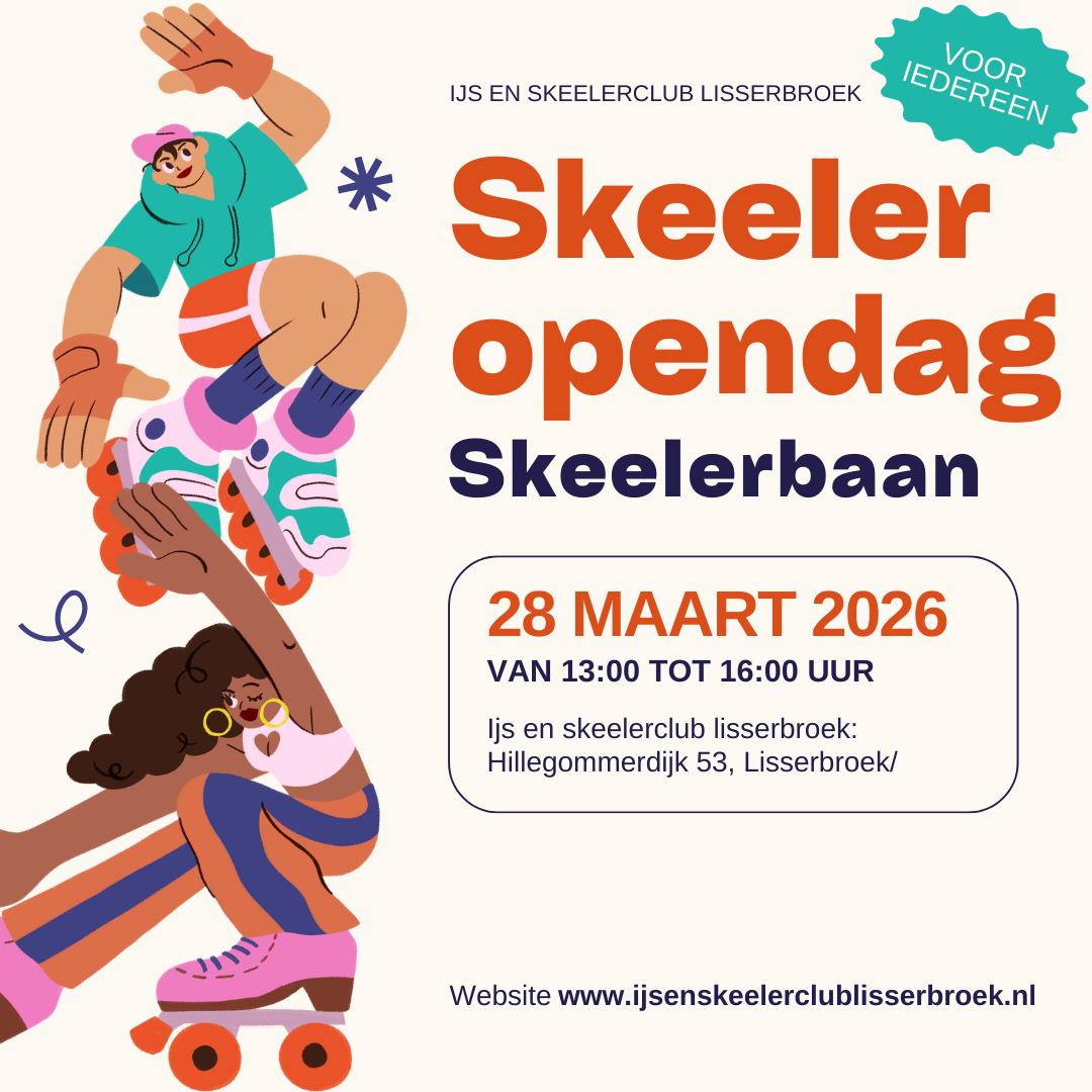 Let op: zaterdag 9:OO gaat de kleine ijsbaan open. Image